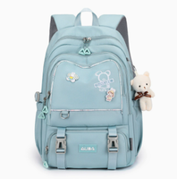 Sac à dos scolaire imperméable à l'eau pour étudiants