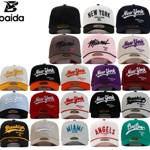 Casquettes Trucker 5 Panneaux de Haute Qualité, Broderie New York USA, en Coton Premium, pour l'Été, la Mode, le Cyclisme, les Sports de Plein Air et le Style Urbain - Product Image 1