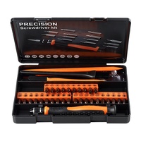 Kit de tournevis de précision 40 pièces avec embouts magnétiques en acier allié S2, têtes Torx Phillips et outils de levier pour la réparation électronique