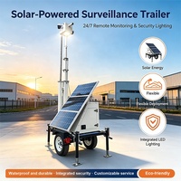 Remorque de sécurité solaire Plug and Play avec caméra fournie par le client pour une installation temporaire rapide