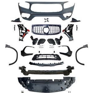 Mercedes-Benz GLB-Class X247 2020-2023 Front Bumper Corner Protectors Plastic Weather Shields Car Door Fitment - Product Image 1