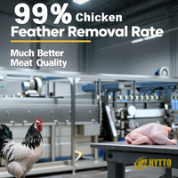 Chaîne de traitement automatique de volailles de qualité alimentaire Halal 1000-2000BPH, équipement d'abattage de poulets personnalisé en acier inoxydable 304, certifié CE ISO