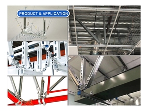 Cán nóng Q235 thép unistrut đường sắt 42x42 / 41x82 U strut kênh cho xây dựng có sẵn cho hàn và cắt - Product Image 5