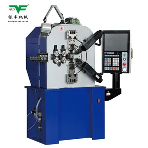 CNC-8630 High Quality Custom Design 6 Axles CNC Clips Wire Spring Making Forming Coiling Bending Machine