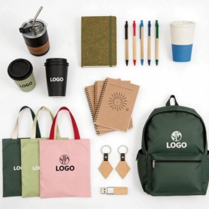 Promotional Gift Set Business Logo T-shirts Notebooks <b>Backpacks</b> Logo Umbrella <b>Water</b> Bottles for Client Giveaways - Product Image 1