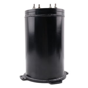 Réservoir de surpression en aluminium 2,8 L avec ports AN8 pour pompes à carburant intégrées simples/doubles de 39-40 mm – Amélioration du système de carburant OCT014-BK - Product Image 5