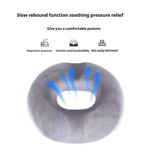 وسادة كرسي مكتب تنفيذي مخصصة بشعار حسب الطلب، تصميم مريح احترافي يقلل من إجهاد الورك، قابلة للغسل ومضادة للانزلاق، مصنوعة من رغوة ذاكرة تدوم لأكثر من 8 ساعات - Product Image 3