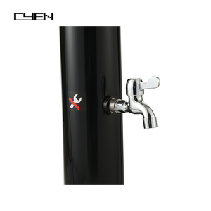 Colonne de <span class=keywords><strong>douche</strong></span> extérieure noire CYEN, absorption de chaleur solaire, pratique et conviviale, idéale pour les piscines et les plages - Product Image 3