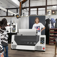 Impresora Digital de Camisetas KECAI A3 DTF XP600 Automática de Doble Cabezal, Nueva Impresora de Película PET de Inyección de Tinta Todo en Uno de Acero Inoxidable