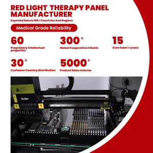 Panneau de luminothérapie rouge GLPE à 7 longueurs d'onde avec logo personnalisé, 0,0uT EMF, panneau de lumière rouge NIR de bureau 630-1060nm pour clinique professionnelle - Product Image 5