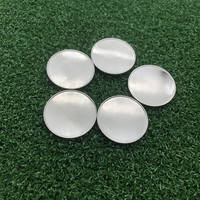 Marqueurs de balle de golf en métal vierges de 30 mm, accessoires de golf en gros à prix abordable