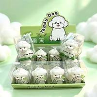 Bola Squishy Buatan Tangan Gaya Balok Susun, Boneka Anjing Bulldog Prancis, Anak Ayam, Kucing Keberuntungan, Suara Renyah, Mainan Pereda Stres