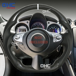 พวงมาลัยคาร์บอนไฟเบอร์แท้แบบกำหนดเองสำหรับ <span class=keywords><strong>Nissan</strong></span> 370Z Z34 2008-2021สำหรับ Infiniti Fx35 Fx50 Qx70สีขาว/น้ำเงิน/เหลือง/ม่วง - Product Image 2
