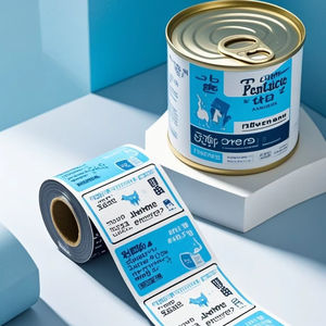 Pet mağaza aperatif çıkartmalar özel gıda ambalaj etiket kedi köpek gıda kutuları kendinden yapışkanlı etiketler - Product Image 6