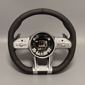 Volant de voiture en cuir style libellule pour <span class=keywords><strong>Mercedes</strong></span> Classe A/B/C/E, CLA/GLC/CLK/CLS/C200/Classe S/Classe G – Rétrofit - Product Image 6