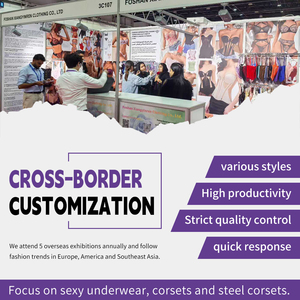 Top Modellante da Donna in Spandex Traspirante, Corsetto Modellante con Bordo in <span class=keywords><strong>Pizzo</strong></span>, Tessuto Pettinato, Livello di Controllo Forte, Vendita all'Ingrosso - Product Image 5