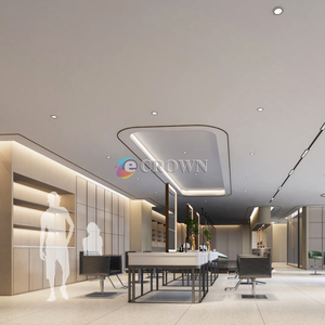 <strong>Fdesigning</strong> Cgalss Shelf Shade Display Neshop showcase Mall Salon Kiosk Design Hairdressing Salon Shop OEM - Product Image 1