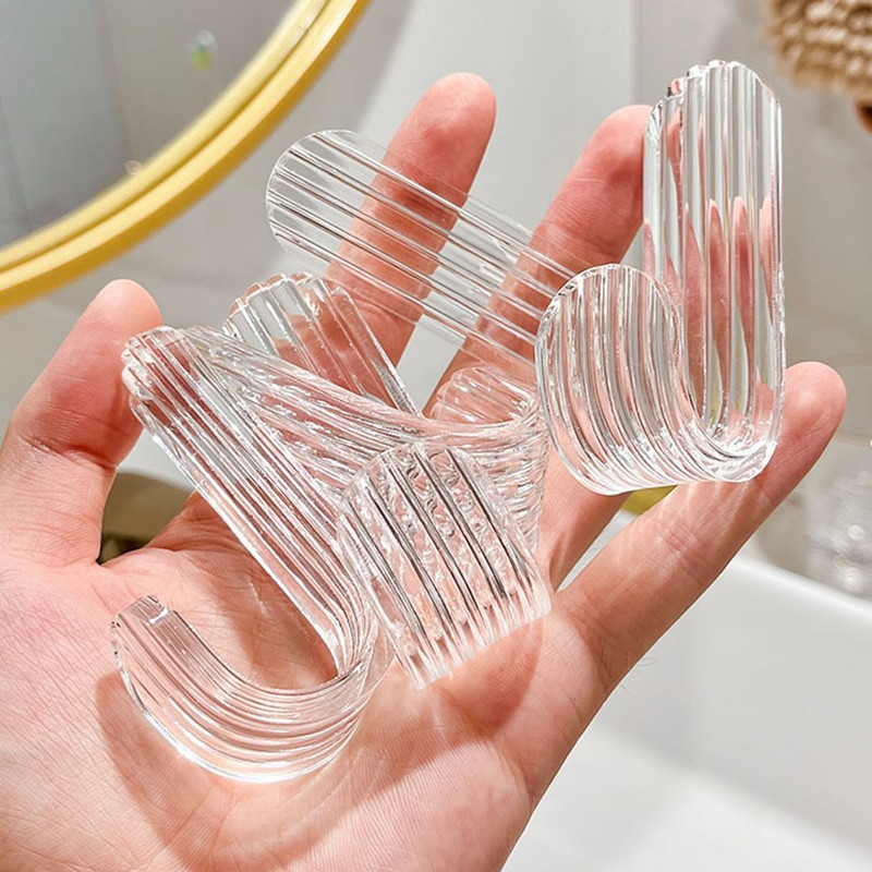 ตะขอหรูหราแบบโปร่งแสง