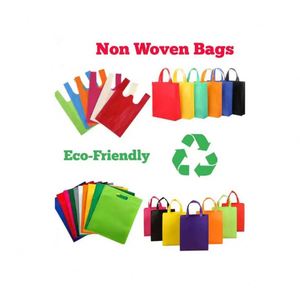 Sacs de courses réutilisables avec logos personnalisés, fournis par l'usine, faible MOQ, sacs fourre-tout non tissés - Product Image 1