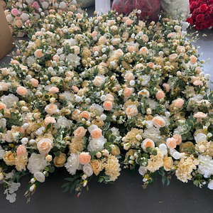 Arreglo Floral para Escenario <span class=keywords><strong>de</strong></span> Boda RF-MX05, Hilera <span class=keywords><strong>de</strong></span> Flores Artificiales <span class=keywords><strong>de</strong></span> Rosas Coloridas para Bodas <span class=keywords><strong>de</strong></span> Estilo Occidental Moderno - Product Image 6