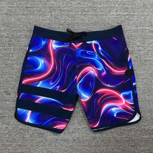 Shorts de bain pour hommes, séchage rapide, hydrofuges, avec cordon de serrage, pour la natation et le surf - Product Image 5