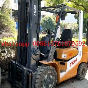 รถยกดีเซล TCM ญี่ปุ่น 3 ตัน มือสอง พร้อมเสากระโดงสองตอน และความยาวงา 1000 มม. - Product Image 3