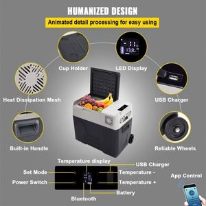 Vevor China New Design Hot Sales 50L Compressor <b>Portable</b> Small Refrigerator Cooler Freezer Home and Car Vehicular <b>Fridge</b> - Product Image 5