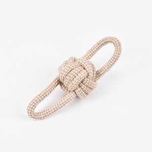 Nuovo fornitore di design direttamente intrecciato corda di cotone cane masticare giocattoli per animali da compagnia all'aperto interattivi giocattoli per cuccioli forma di osso - Product Image 2