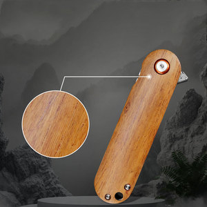 Couteau de chasse Bowie à lame dentelée en acier inoxydable de haute qualité, manche portable, couteau de poche pour le camping en plein air, vente en gros - Product Image 6