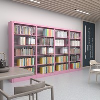 Étagère à livres en acier pour la maison, bibliothèque au sol, étagère à livres pour enfants, bibliothèque de bureau, moderne, simple, grande capacité, rangement, achat en gros