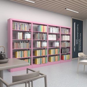 Estantería <span class=keywords><strong>de</strong></span> Acero para el Hogar, Librería <span class=keywords><strong>de</strong></span> Piso, Estantería para Libros Infantiles, Estantería <span class=keywords><strong>de</strong></span> Estudio Moderna y Sencilla con Gran Capacidad <span class=keywords><strong>de</strong></span> Almacenamiento - Product Image 5