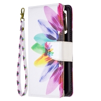 Étui portefeuille en cuir, pochette design à fermeture éclair pour Redmi Note 11 /Redmi Note 11 Pro