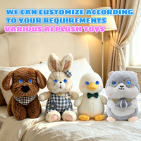Jouet en peluche hamster intelligent à commande vocale IA, compagnon érudit pour raconter des histoires, ODM OEM, logo personnalisé, cadeau de vacances