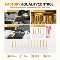 Outil de suppression des cuticules YAQIN à petite tête, 5 en 1, embouts de ponceuse à ongles coniques en carbure de tungstène pour les ongles