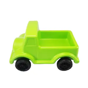 Amazon Hot Pull Groene Pe Plastic Truck Speelgoed Gegoten Model Speelgoed Voor Kinderen