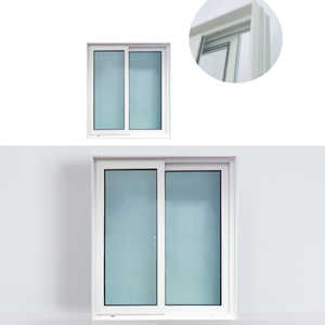 หน้าต่างบานเลื่อน uPVC Hoffen Plus ขนาด 120x110 ซม. กรอบสีขาว พร้อมมุ้งลวด กระจกบานเลื่อน กันเสียง กันน้ำ จากประเทศไทย - Product Image 5