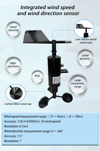 Veinasa-FXS RS485 Capteur mécanique 2-en-1 intégré de vitesse et de direction du vent, anémomètre à 3 coupelles pour l'industrie extérieure - Product Image 2
