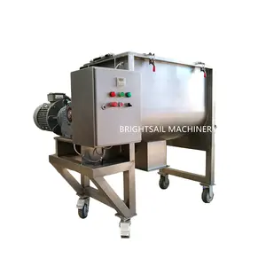 Horizontal 500L ribbon blender machine protein plastic powder mixer