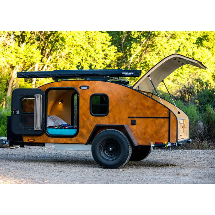 Mini Australian Standard Teardrop Trailer Camper Small Off Road Travel Overland Pop Top 750Kg Caravan For Sale