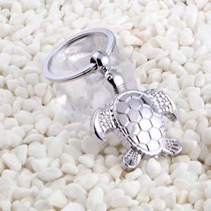 <b>Custom</b> Turtle Keychain Creative Simulated Marine Biology Museum Souvenir Small Gift Car Pendant Metal Keychain - Product Image 2