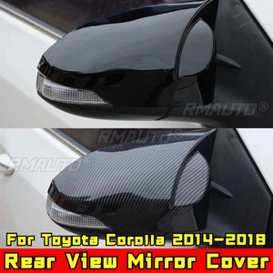 Coques de protection pour rétroviseurs latéraux de voiture, capuchons de rétroviseurs pour Toyota Corolla 2014-2018, kit carrosserie, accessoires automobiles - Product Image 3