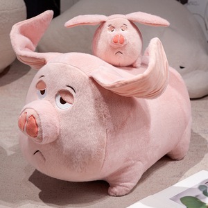 Cochon rose <span class=keywords><strong>super</strong></span> doux poupée mignonne et douce peluche jouet grand animal poupée personnalisée en usine - Product Image 2