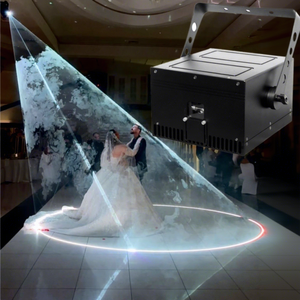 Lumière laser de mariage moderne et décorations de neige pour la fête de la mariée - Product Image 1
