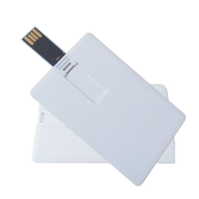 Promotional Gift Customized Logo Business Card USB 2.0 Flash Drive 128MB-128GB ABS Plastic in Stock Encrypted 1-Year Warranty