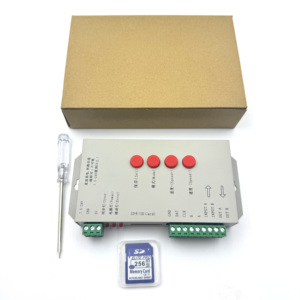 DMX T-8000Ac 12V <strong>RGB</strong> <strong>LED</strong> Strip <strong>Controller</strong> Programmable 8-Channel Output2811 <strong>Pixel</strong> Sync Control with SD Card Remote Control - Product Image 3