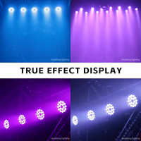 L18B 18x10W RGBW 4in1 Haute Luminosité Profil Photographie Scène Dmx512 Contrôle Son Activé LED Par Lumière pour Disco Clubs Bar
