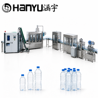 Usine d'eau minérale entièrement automatique 3-en-1, machine de remplissage et d'embouteillage complète pour petites bouteilles, pour ligne de production de boissons en bouteille