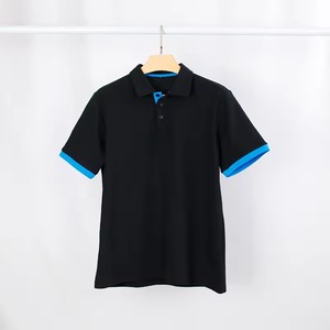 Mezza manica Casual da <span class=keywords><strong>uomo</strong></span> per POLO in <span class=keywords><strong>cotone</strong></span> 100% con colori a contrasto Logo ricamato semplice Design Top - Product Image 6