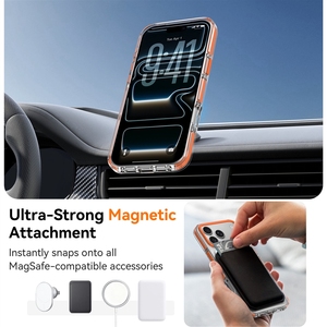 Funda Magnética para Teléfono iPhone 18 Pro Max, iPhone 17, iPhone 17 Pro Max, Transparente, Doble Color, Antigolpes, Reforzada, Anticaídas - Product Image 4