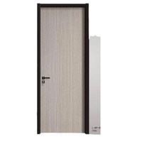 Exportation Moyen-Orient Europe États-Unis Portes modernes en WPC (bois-plastique) étanches résistantes à l'humidité de style battant pour chambre à coucher insonorisées